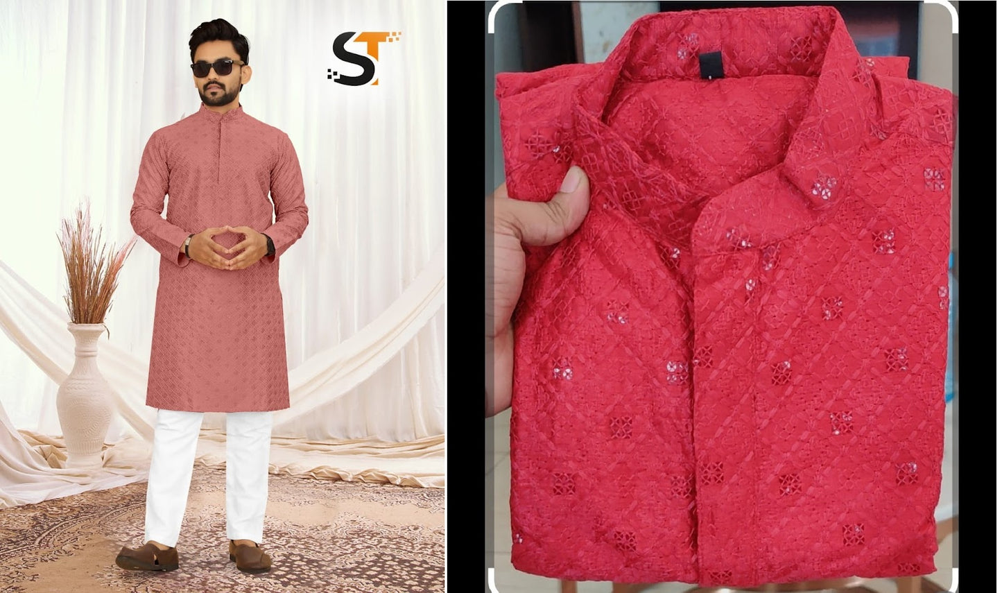 Shaadi Special Vol 3 Salas Silk Mens Kurta