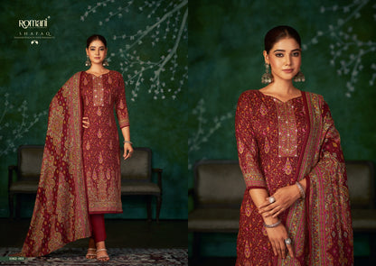 Shafaq Romani Karachi Pashmina Salwar Suits