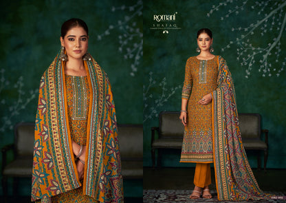 Shafaq Romani Karachi Pashmina Salwar Suits