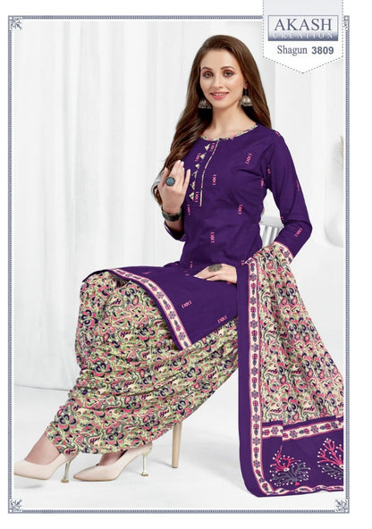 Shagun Vol 38 Akash Creation Cotton Dress Material