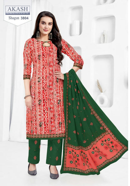 Shagun Vol 38 Akash Creation Cotton Dress Material