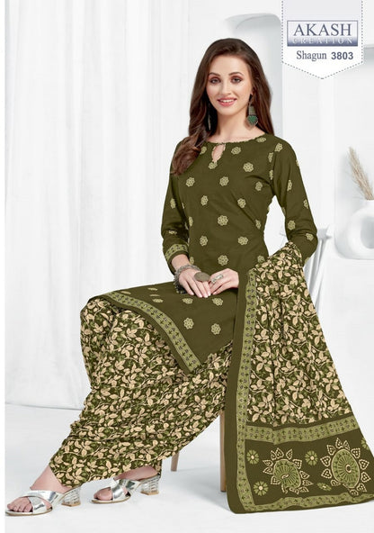 Shagun Vol 38 Akash Creation Cotton Dress Material