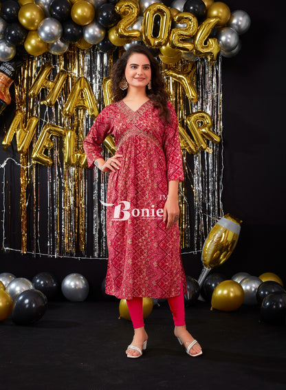 Shagun Vol 5 Bonie Rayon Knee Length Kurtis