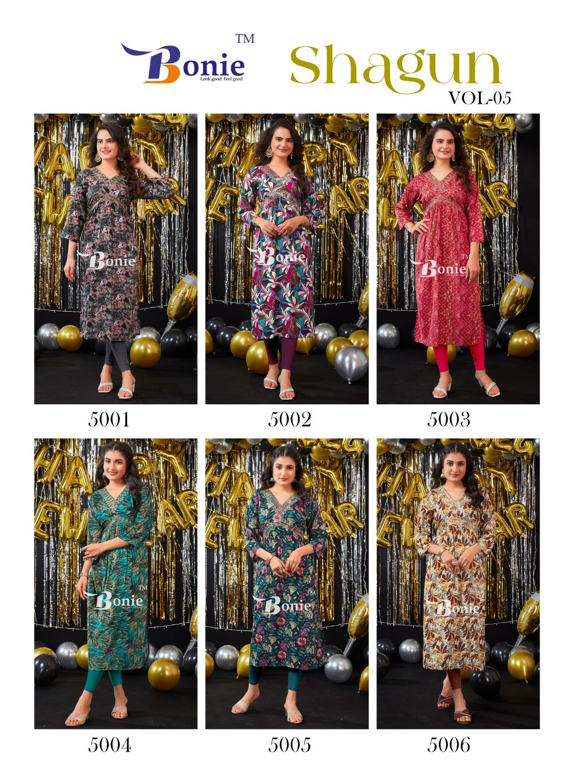 Shagun Vol 5 Bonie Rayon Knee Length Kurtis