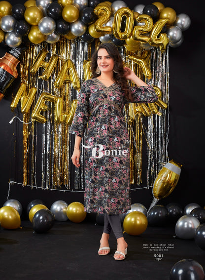 Shagun Vol 5 Bonie Rayon Knee Length Kurtis