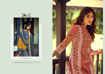 Shah Noor Kesar Lawn Cotton Karachi Salwar Suits