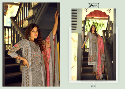 Shah Noor Kesar Lawn Cotton Karachi Salwar Suits