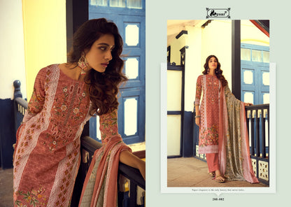 Shah Noor Kesar Lawn Cotton Karachi Salwar Suits