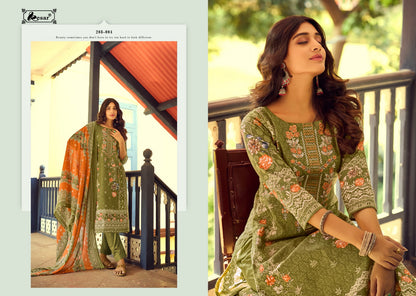 Shah Noor Kesar Lawn Cotton Karachi Salwar Suits