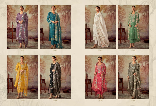 Shahi Kimora Russian Silk Pant Style Suits