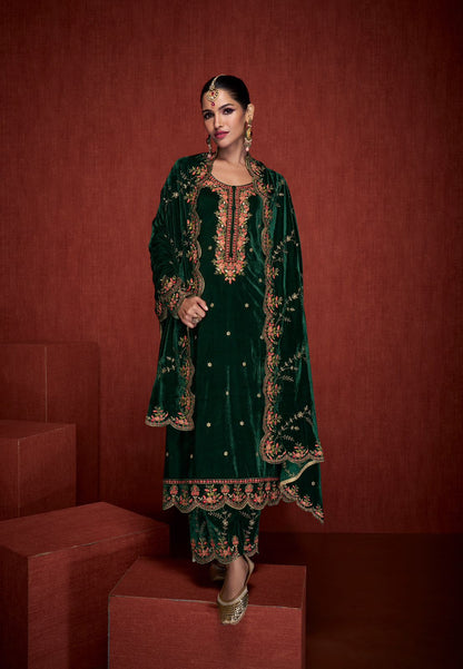 Shalimaar Mumtaz Arts Velvet Suits