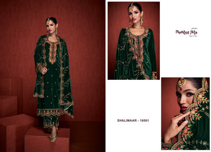Shalimaar Mumtaz Arts Velvet Suits