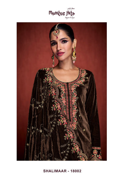 Shalimaar Mumtaz Arts Velvet Suits