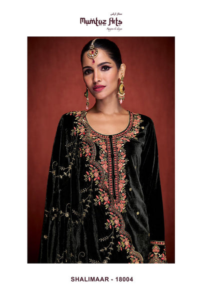 Shalimaar Mumtaz Arts Velvet Suits