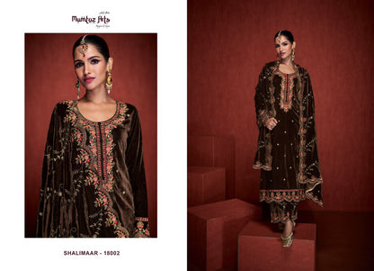 Shalimaar Mumtaz Arts Velvet Suits