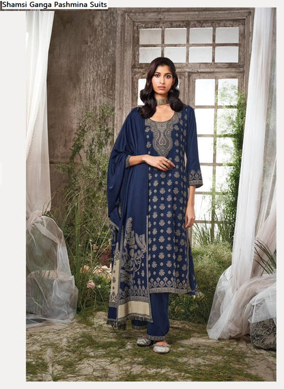 Shamsi Ganga Pashmina Suits