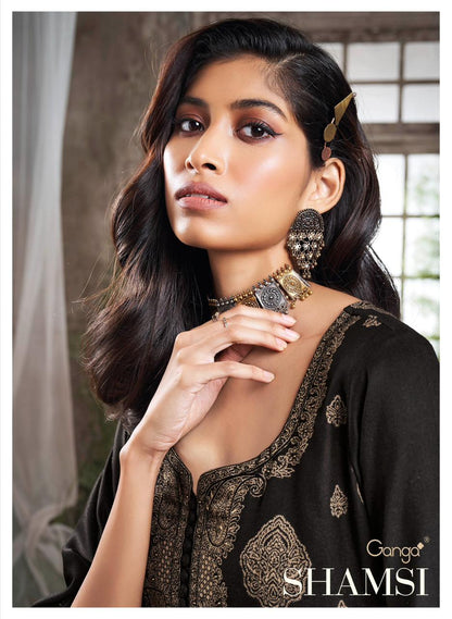 Shamsi Ganga Pashmina Suits
