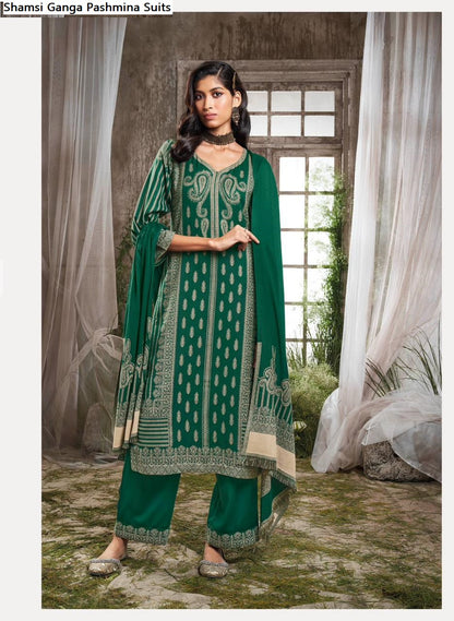 Shamsi Ganga Pashmina Suits