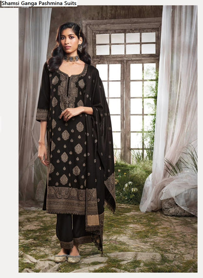 Shamsi Ganga Pashmina Suits