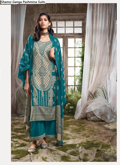 Shamsi Ganga Pashmina Suits