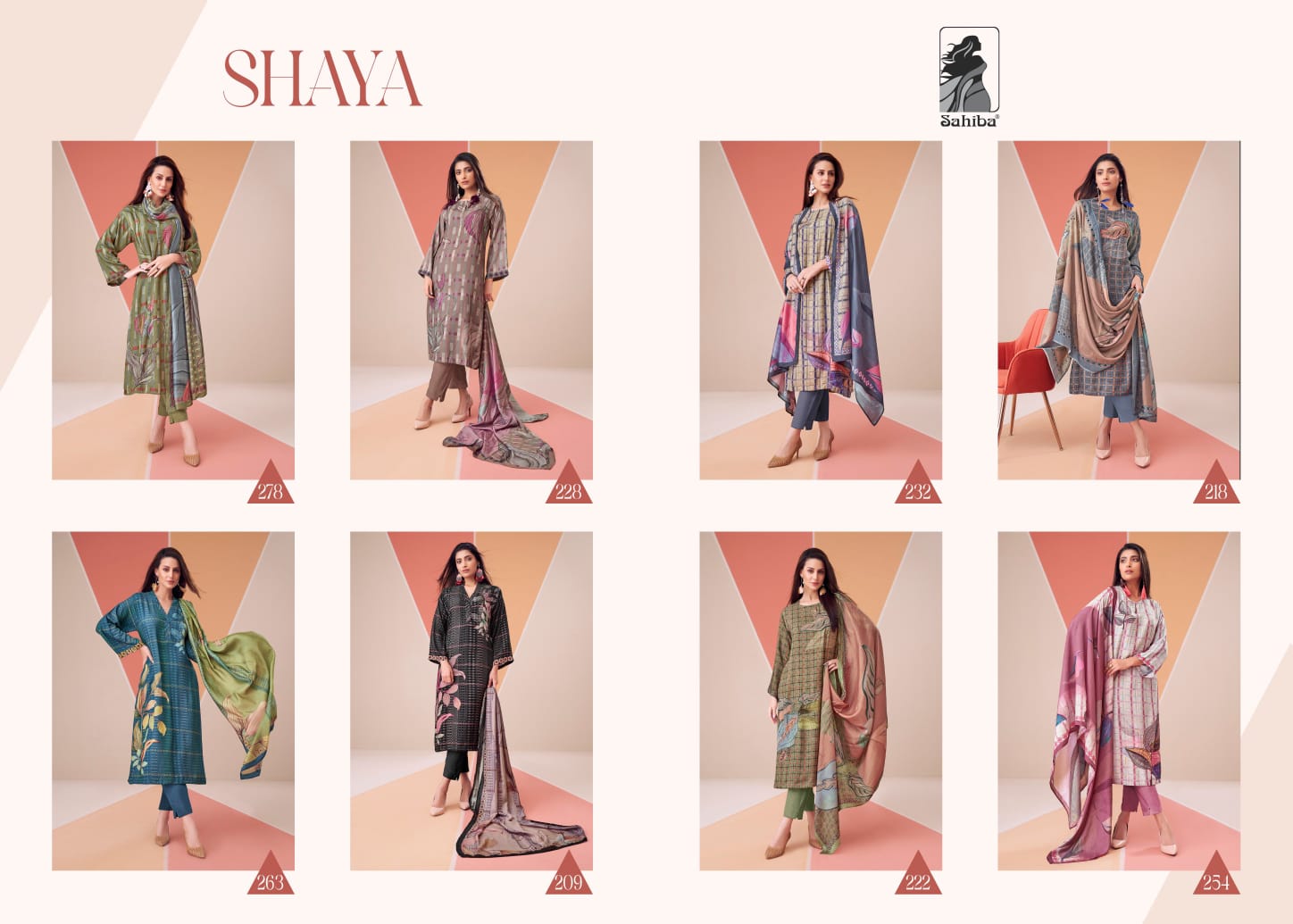 Shaya Sahiba Pashmina Suits