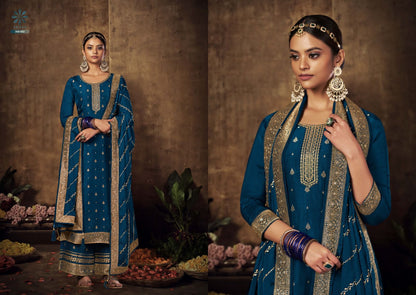 Shaya Sargam Prints Viscose Plazzo Style Suits