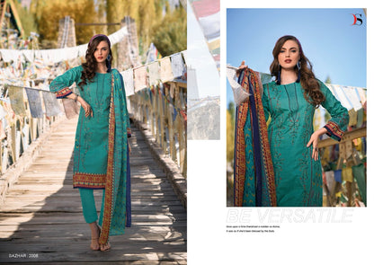 Sazhar-2 Deepsy Karachi Pashmina Salwar Suits