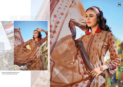 Sazhar-2 Deepsy Karachi Pashmina Salwar Suits
