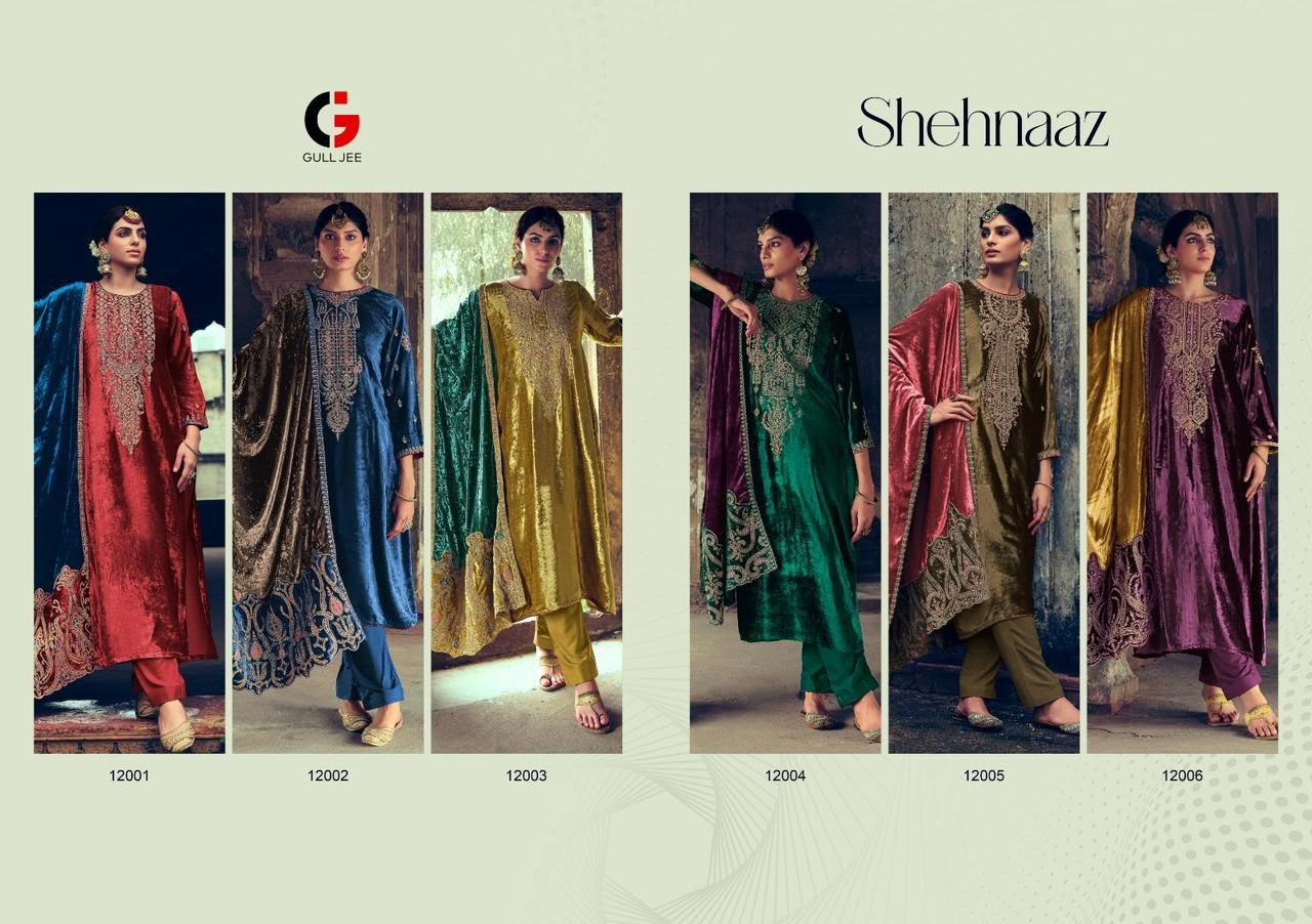 Shehnaaz Gull Jee Viscose Pashmina Suits