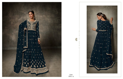 Sheroz Zisa Fox Georgette Readymade Anarkali Suits