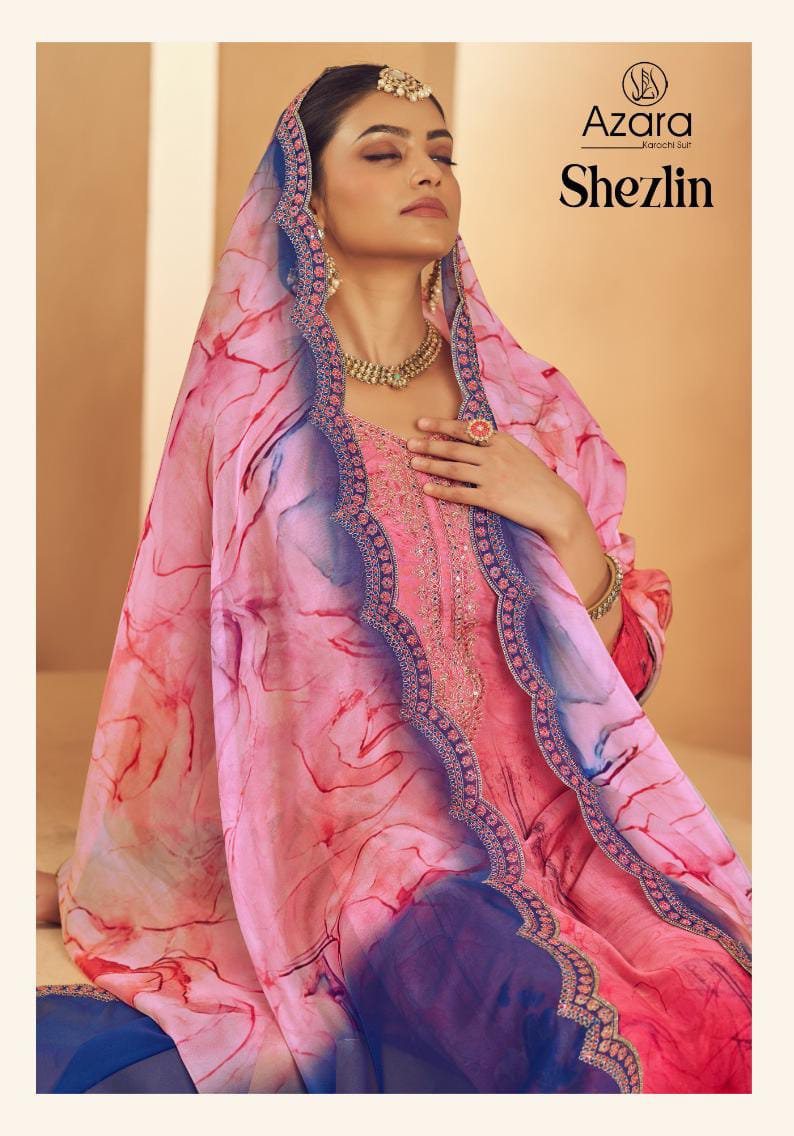 Shezlin Radhika Fashion Organza Pant Style Suits