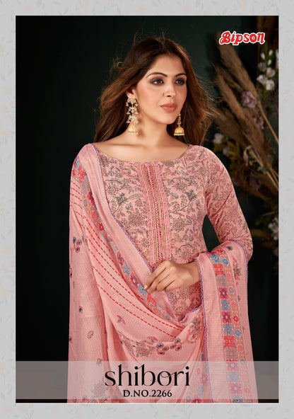 Shibori-2266 Bipson Prints Cotton Pant Style Suits