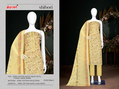 Shibori-2266 Bipson Prints Cotton Pant Style Suits