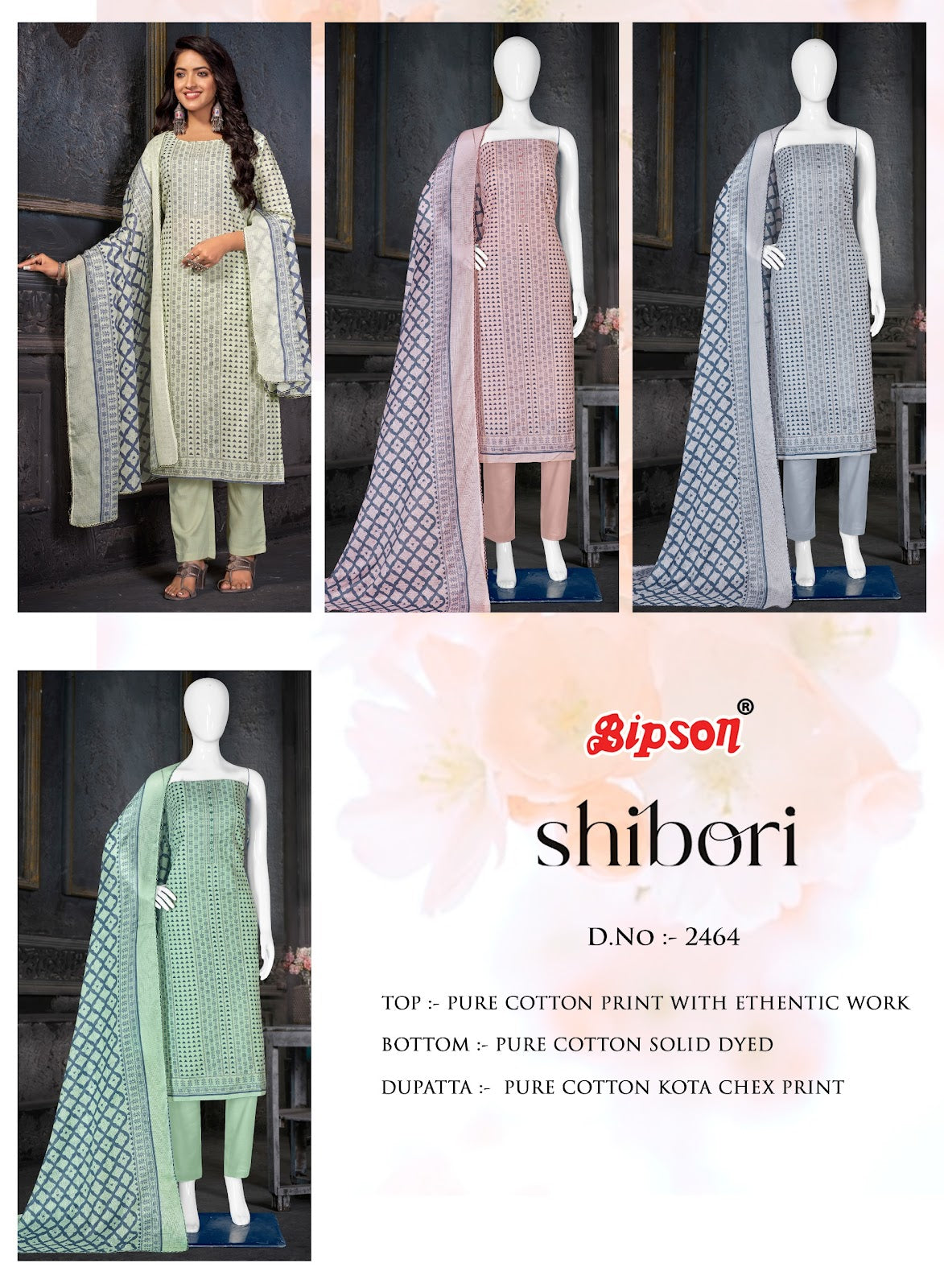 Shibori-2464-New-Bipson-Prints-Cotton-Pant-Style-Suits