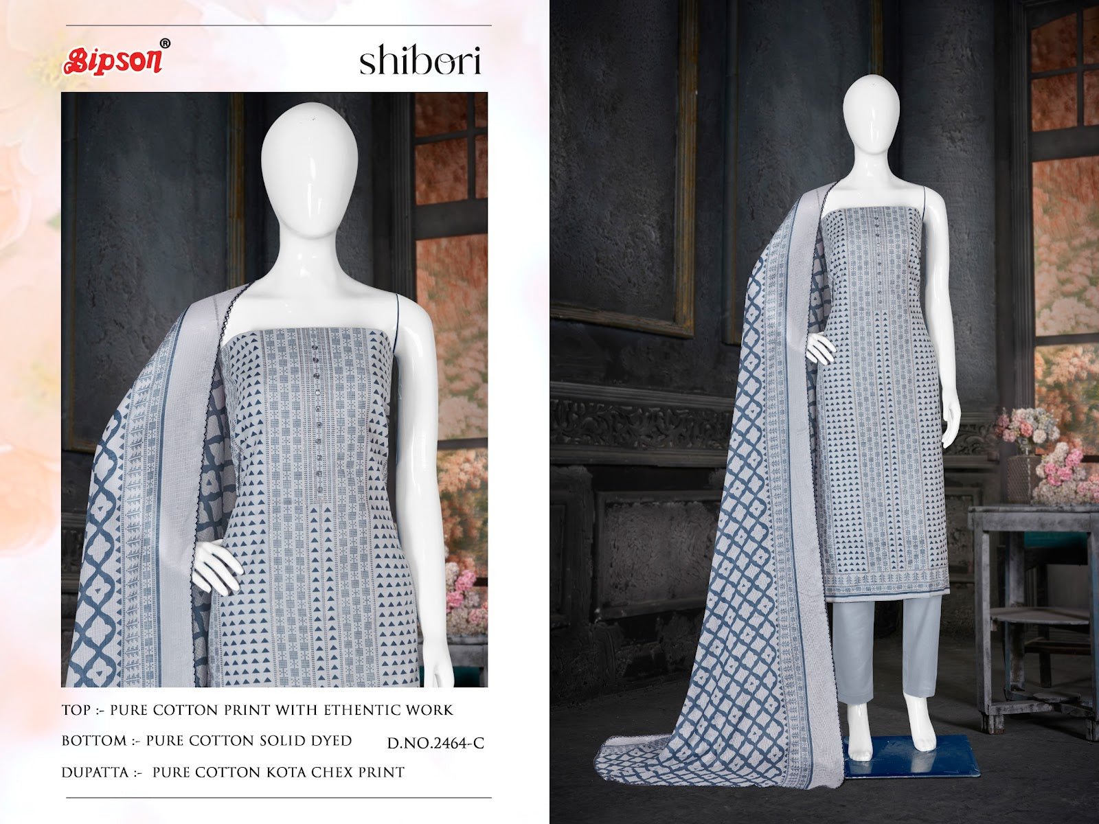 Shibori-2464-New-Bipson-Prints-Cotton-Pant-Style-Suits