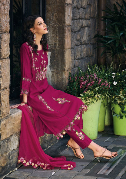 Shiddat Ladyleela Viscose Readymade Pant Style Suits