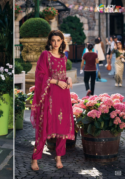 Shiddat Ladyleela Viscose Readymade Pant Style Suits