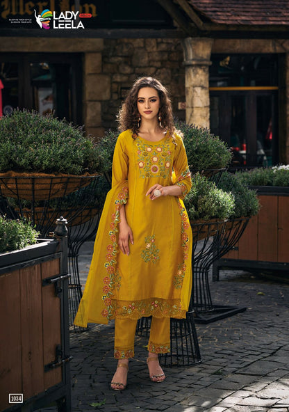 Shiddat Ladyleela Viscose Readymade Pant Style Suits
