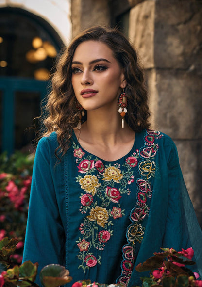 Shiddat Ladyleela Viscose Readymade Pant Style Suits