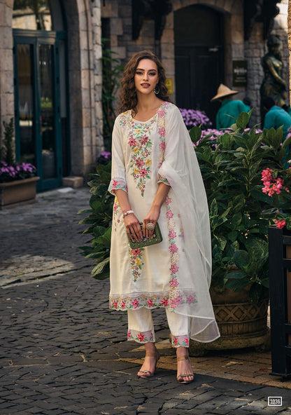 Shiddat Ladyleela Viscose Readymade Pant Style Suits