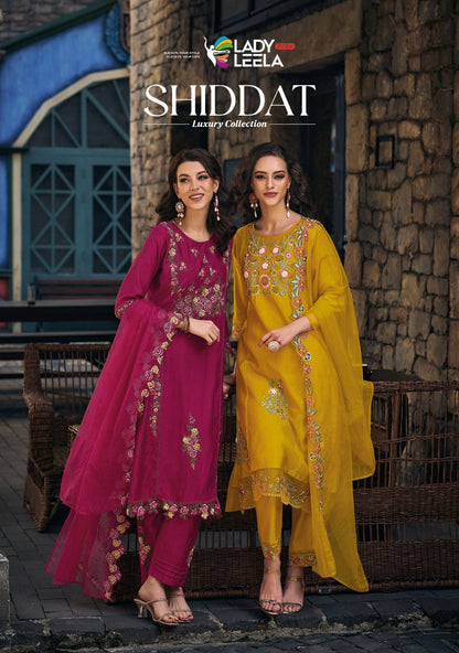 Shiddat Ladyleela Viscose Readymade Pant Style Suits