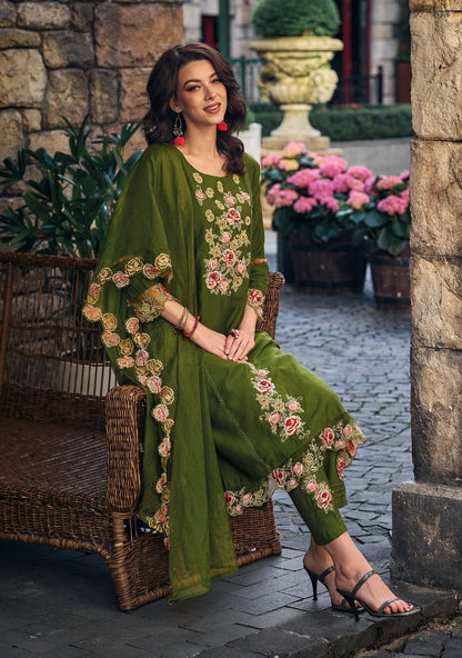 Shiddat Ladyleela Viscose Readymade Pant Style Suits