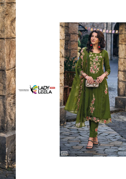 Shiddat Ladyleela Viscose Readymade Pant Style Suits