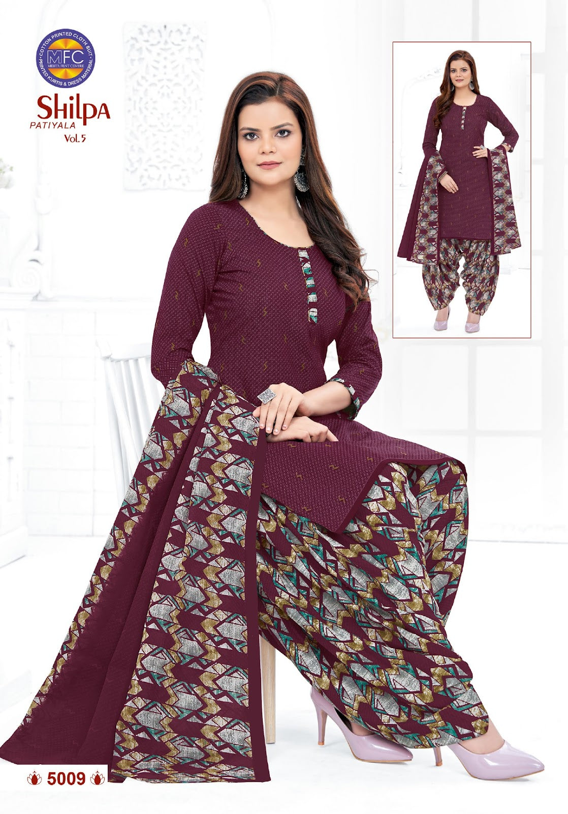 Shilpa Vol-5 Mfc Cotton Dress Material