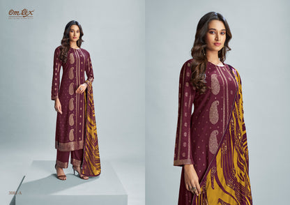Shimmera Omtex Woven Pashmina Suits