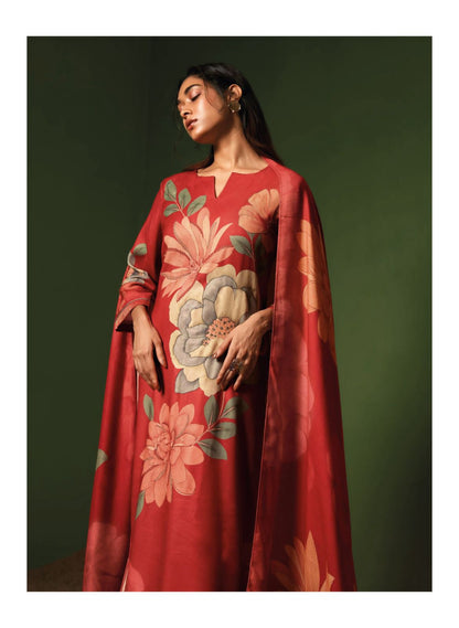 Shining Ganga Wool Pashmina Suits