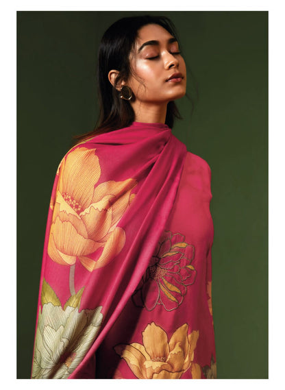 Shining Ganga Wool Pashmina Suits