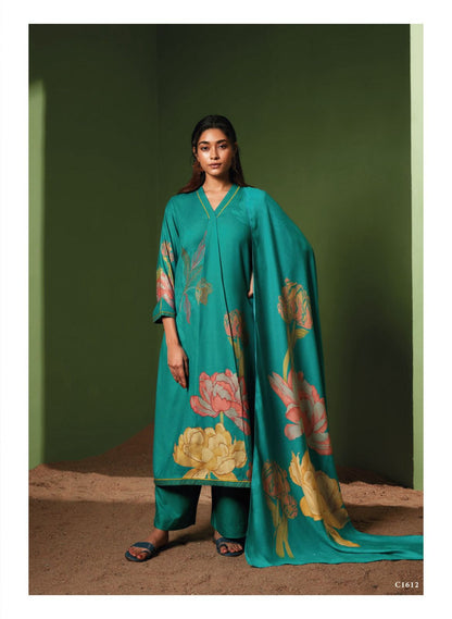 Shining Ganga Wool Pashmina Suits