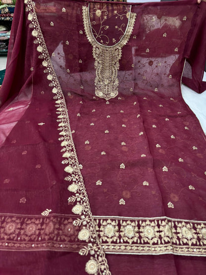 Shivani Nayandeep Viscose Simmer Salwar Suits