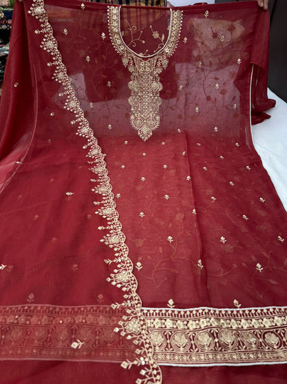 Shivani Nayandeep Viscose Simmer Salwar Suits